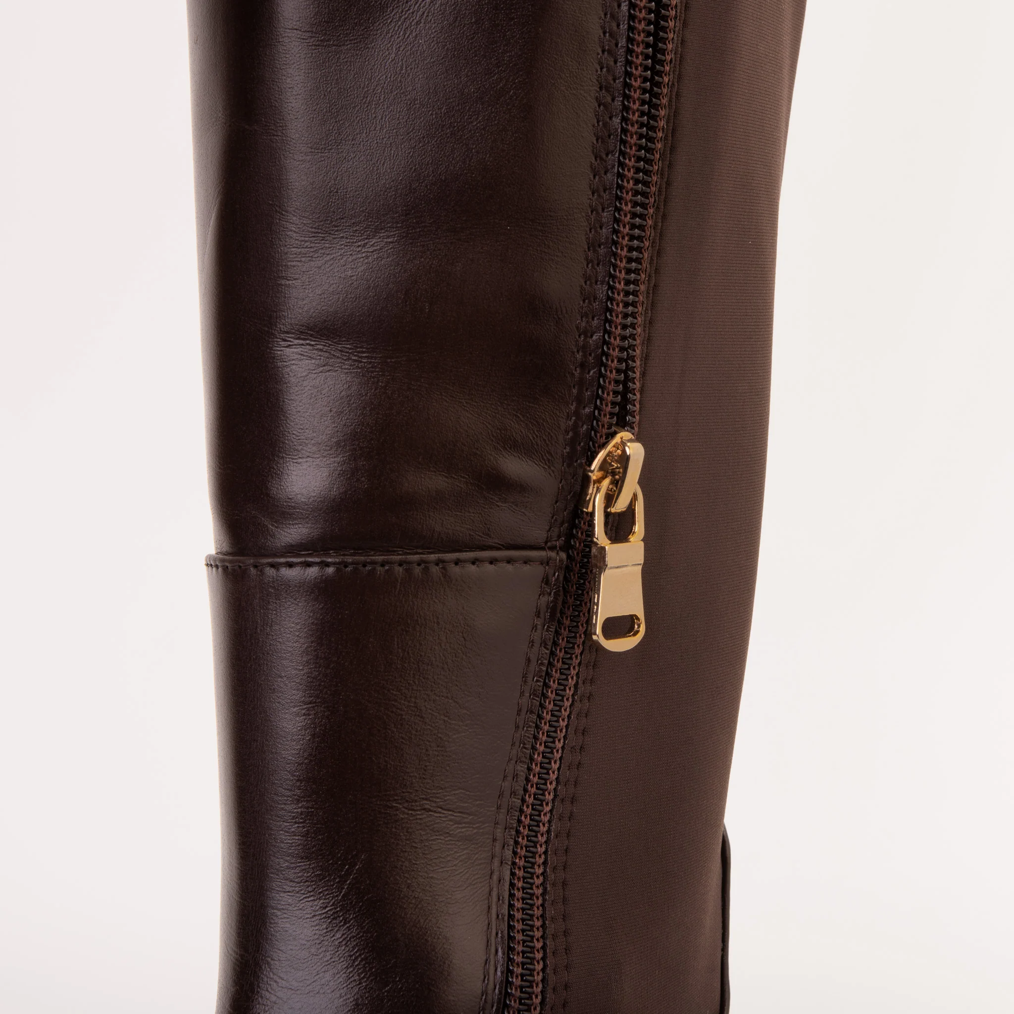 The Windsor Brown Leather Knee High Boot - Image 6