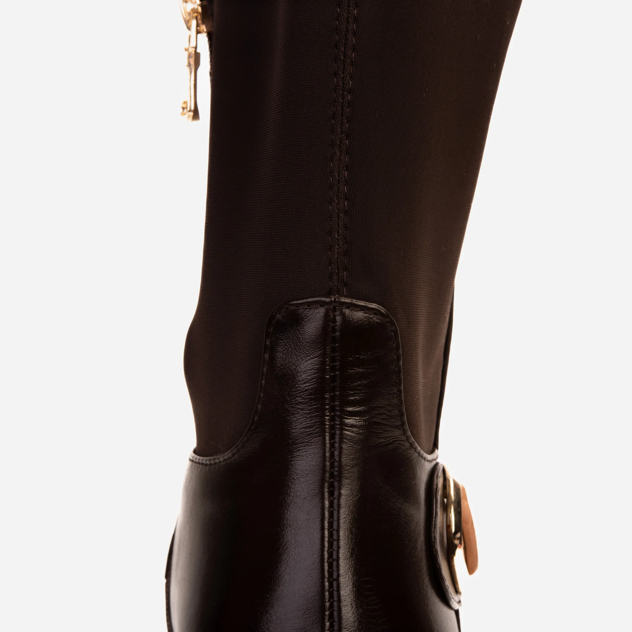 The Windsor Brown Leather Knee High Boot - Image 7