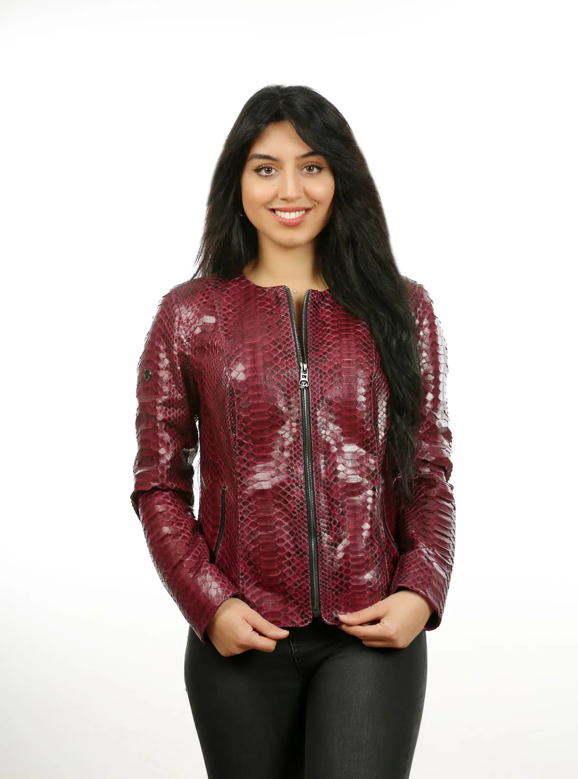 Towanda Pyhtn Leather Women Jacket - Image 2