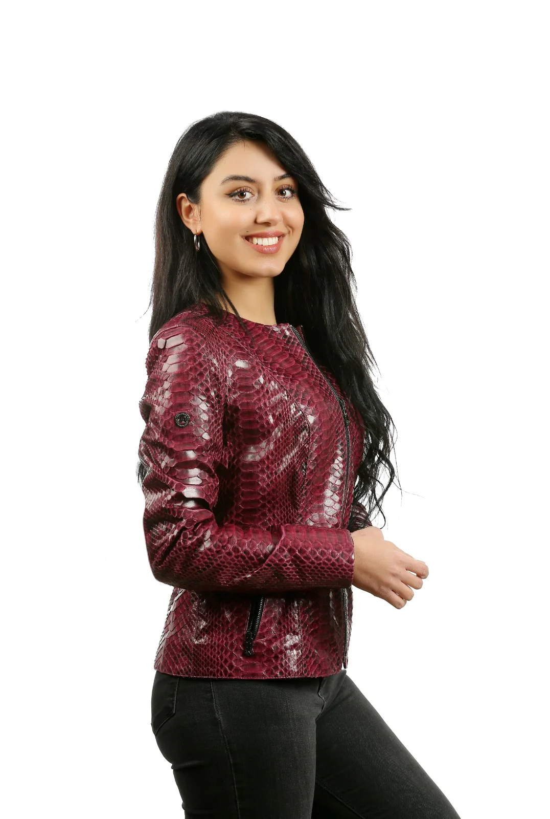 Towanda Pyhtn Leather Women Jacket - Image 4