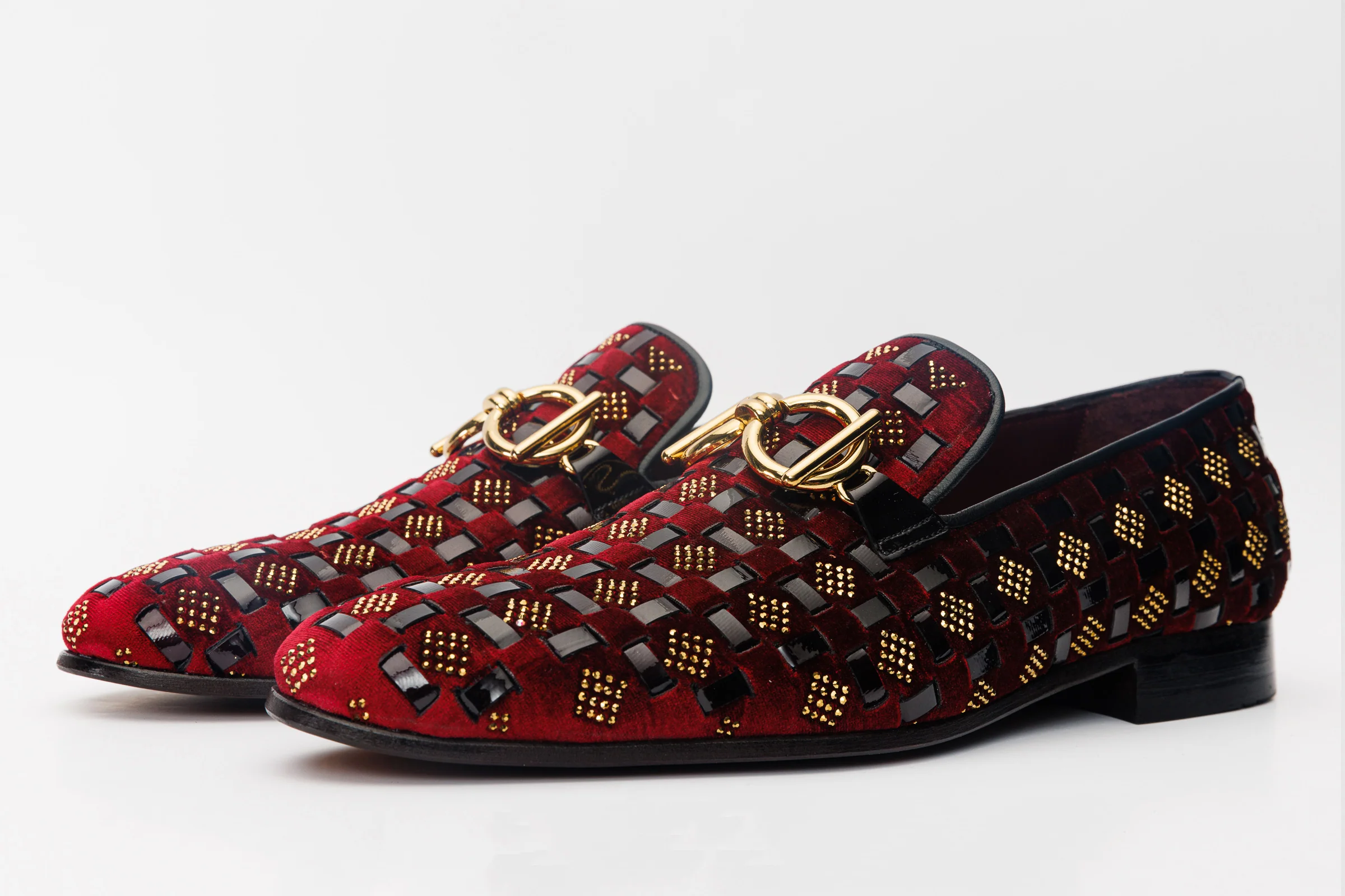 The Vicino Shoe Burgundy Bit Dress Loafer Limited Edition Men Shoe - Image 2