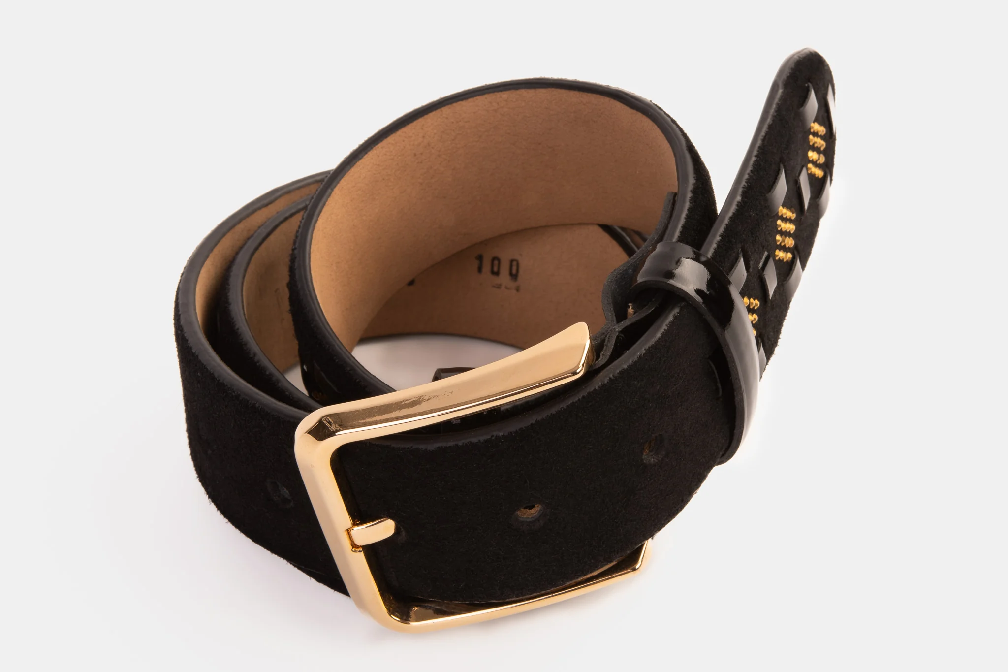 The Vicino Black Leather Belt - Image 4