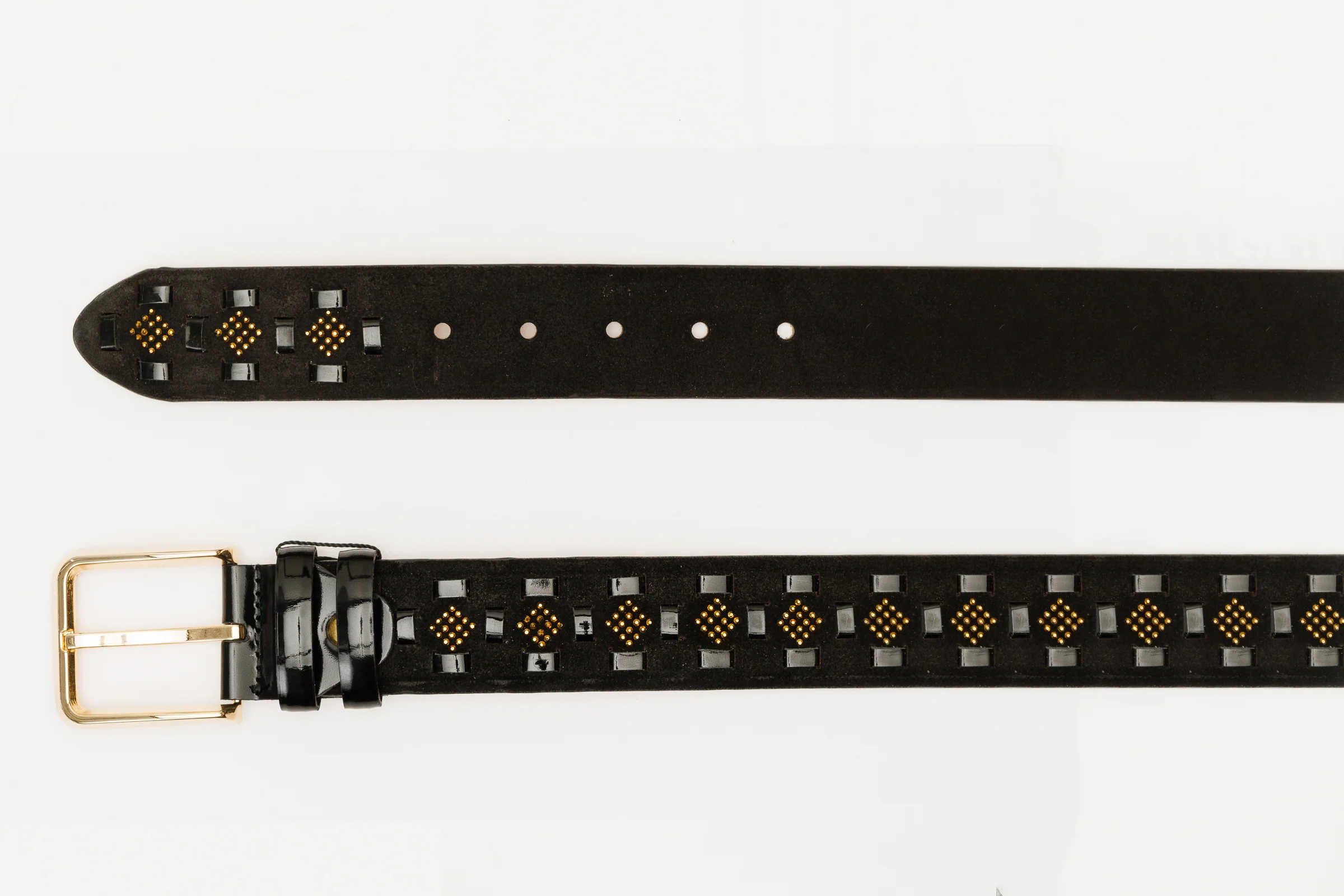 The Vicino Black Leather Belt - Image 6