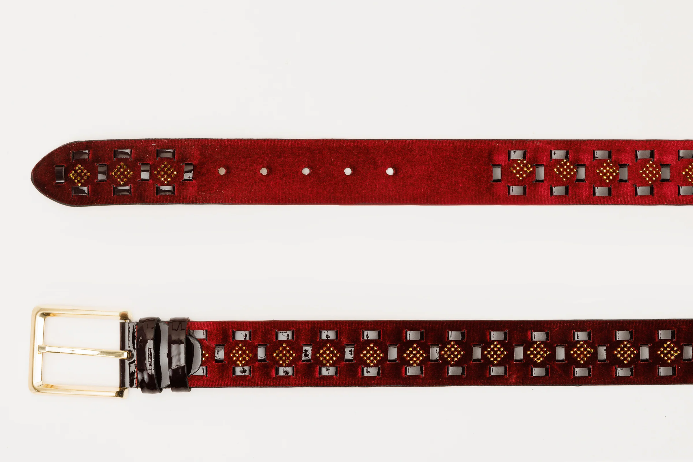 The Vicino Burgundy Leather Belt - Image 5