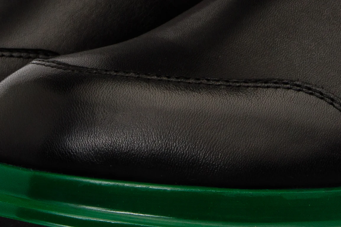 The Yako Black Leather Mid Calf Women Boot Final Sale! - Image 3